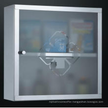 Stainless Steel Medicine Cabinet Finished in Polished Chrome